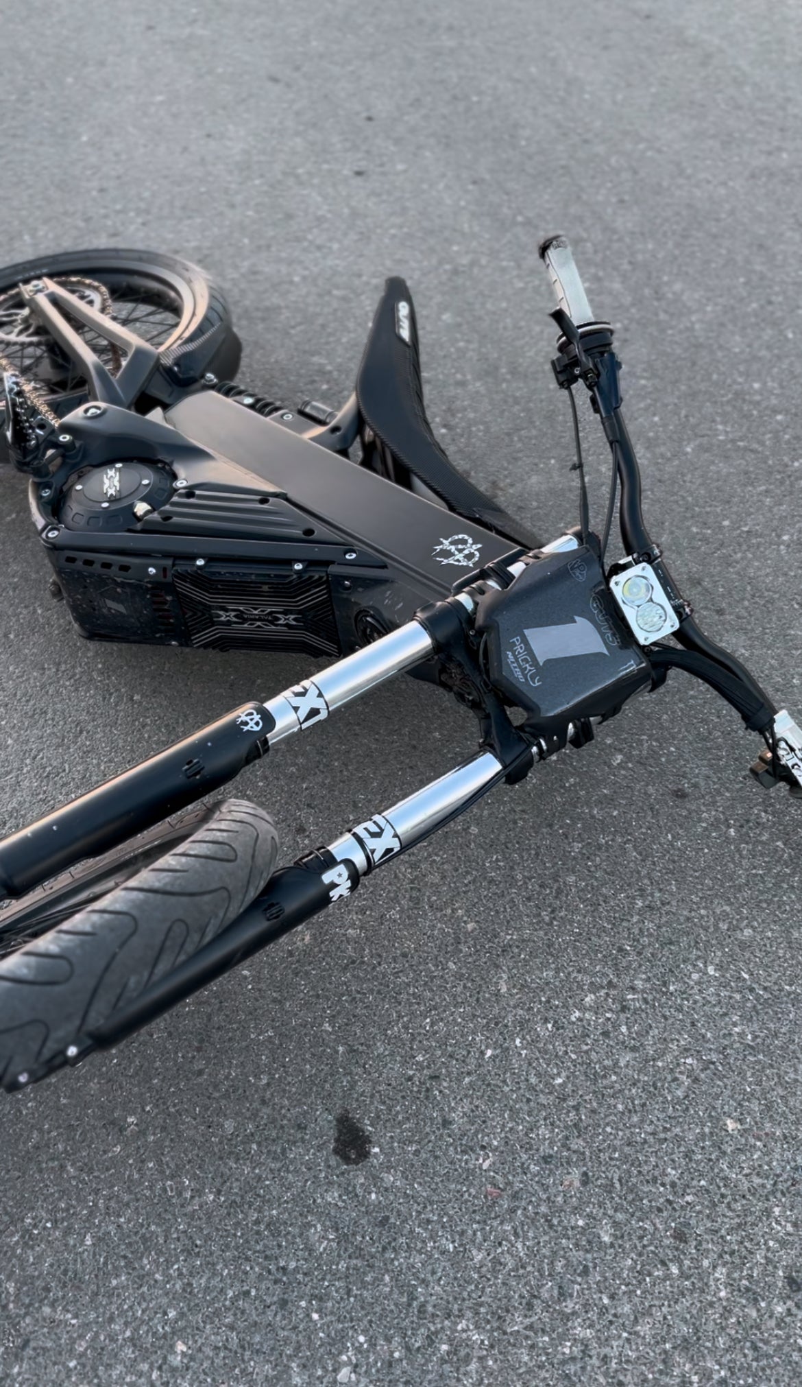Chrome fork wrap